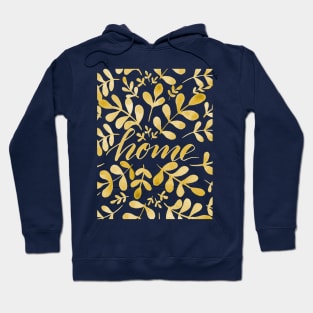 Watercolor home foliage - yellow Hoodie